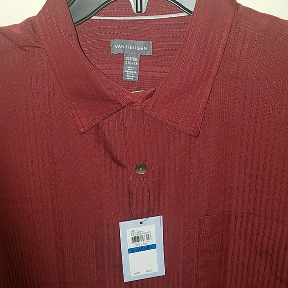 Van Heusen Wicking Button Down Shirt Big & Tall - Picture 4 of 5